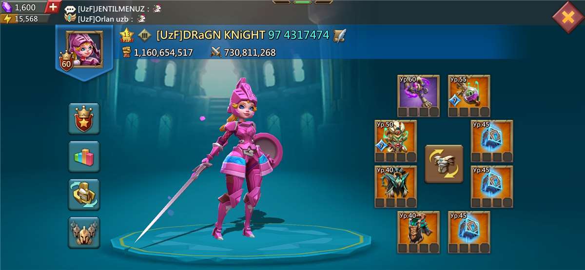 продажа аккаунта к игре Lords Mobile